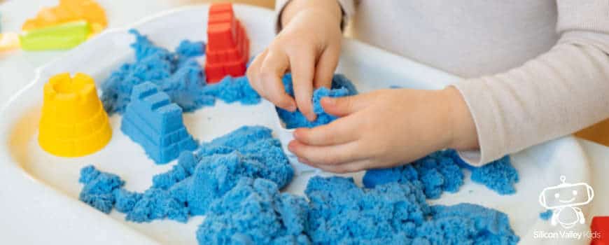 Kinetischer Sand Anleitung für Kinder